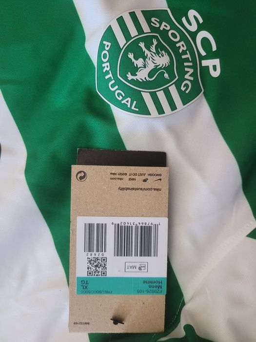 Camisola Sporting Principal Oficial 25/26