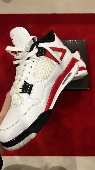 Nike air jordan 4 red cement 45,5