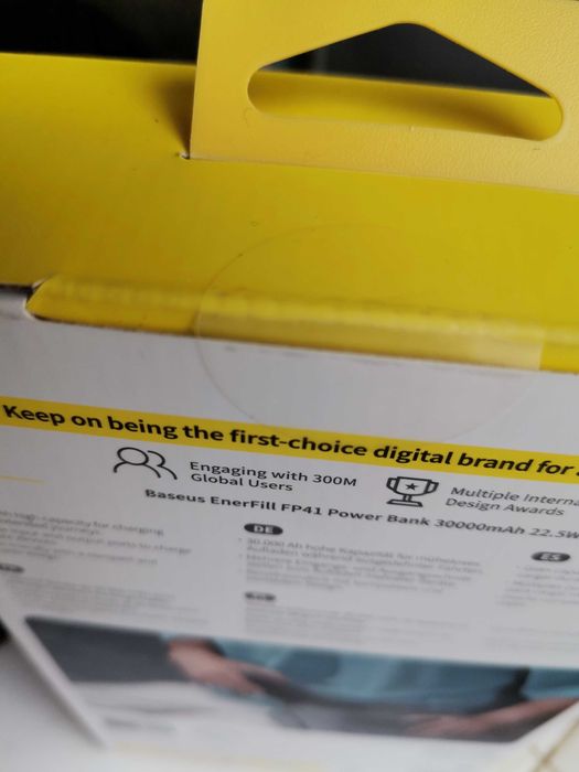 30000mAh Baseus новый брендовый повербанк