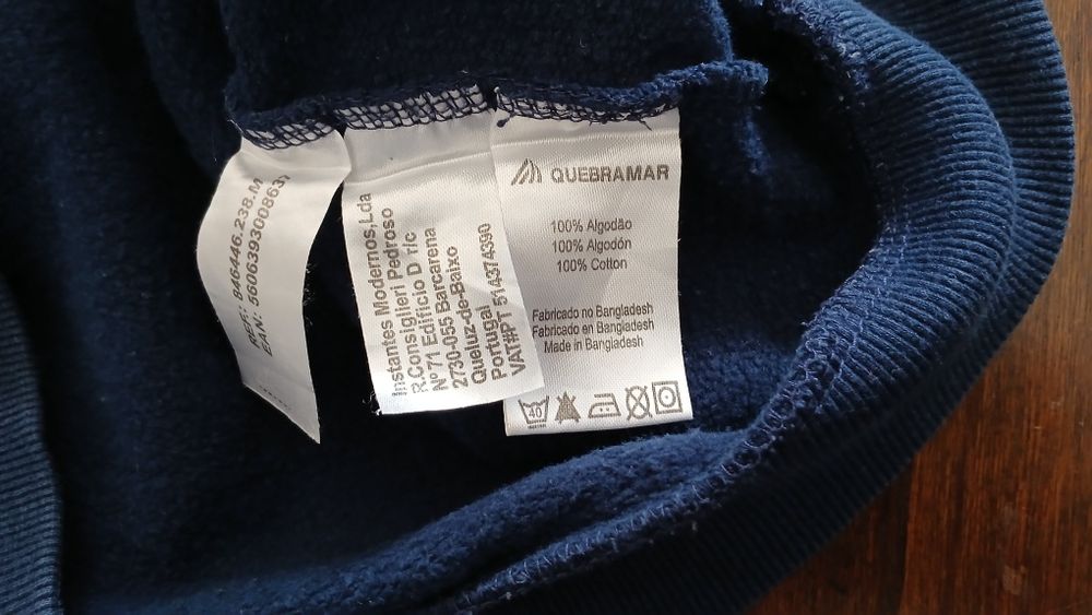 Sweatshirt Quebramar azul