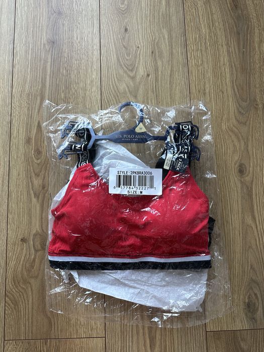 Бра спортивний бюстгалтер топ набір підкладкою м us polo assn оригінал