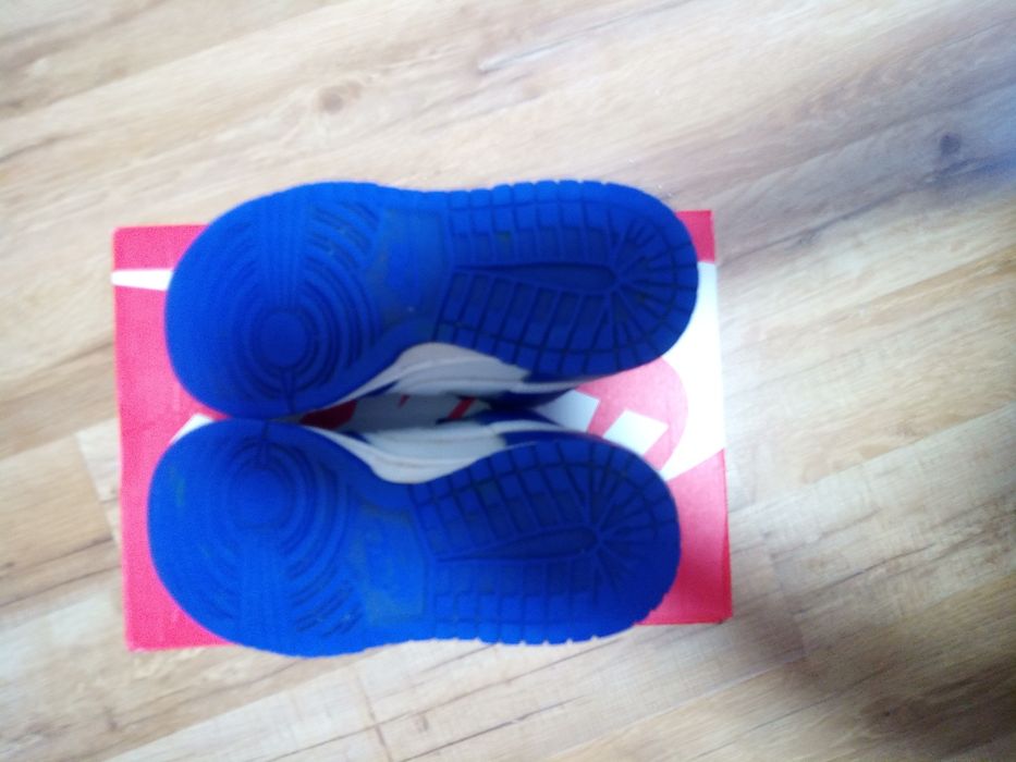 Buty Nike dunk low white racer blue