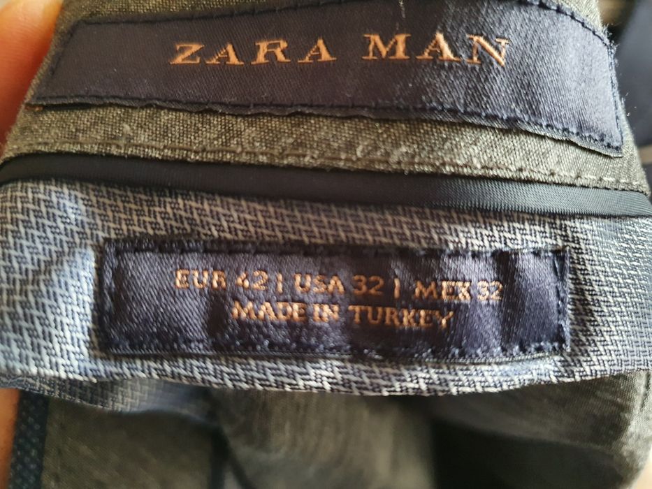 Garnitur Zara Man granatowy