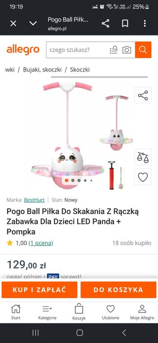 Sprzedam skoczek pogo