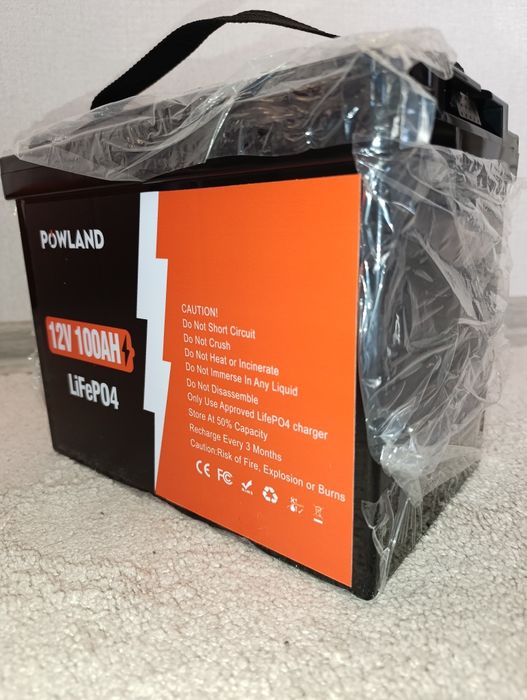Powland LiFePO4 Battery-PL-12V-100AH акумулятор