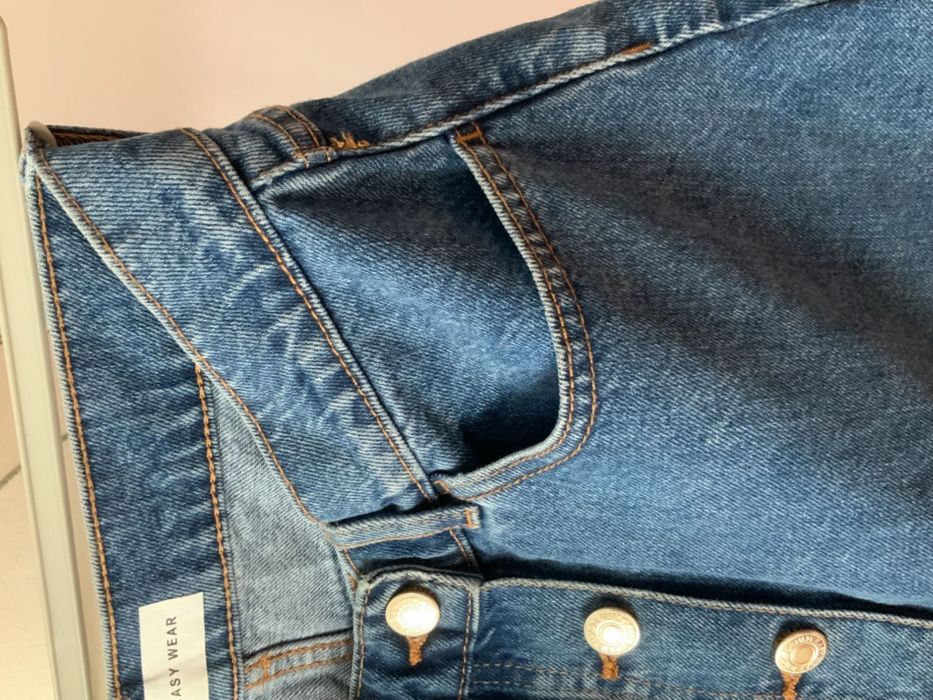 Saia ganga com botões