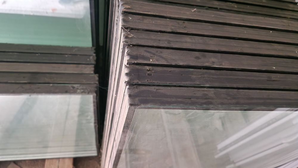 Вікна ПАНОРАМА 12.10м×2.37м вікно окна метало пластикові металопластик