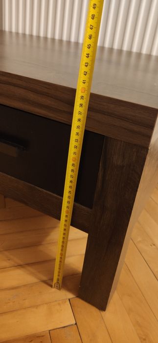 Ława Balin 110x60 z szufladami dąb monastery/dąb czarny