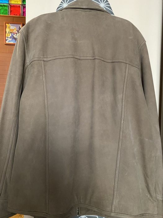 Куртка  шкіряна-нубук