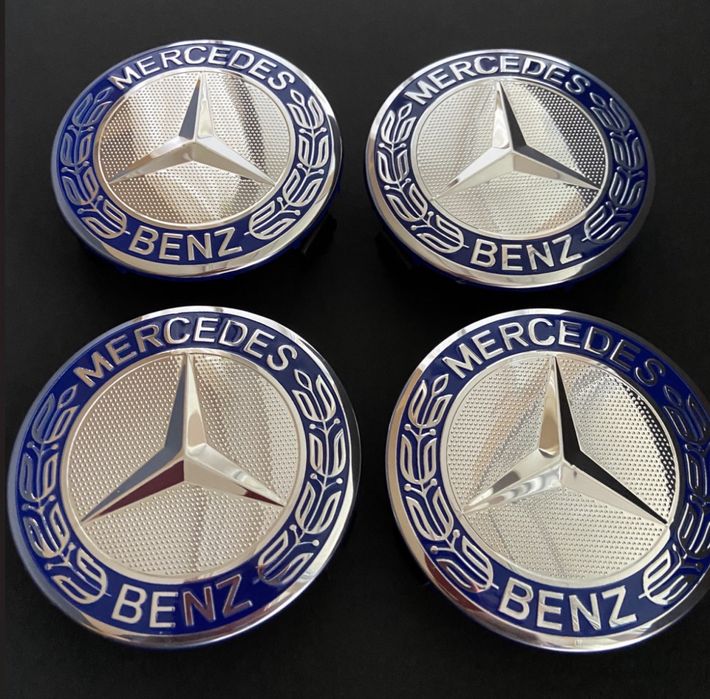 Ковпачки/заглушки 75/70мм.  в диски Mercedes-Benz Мерседес