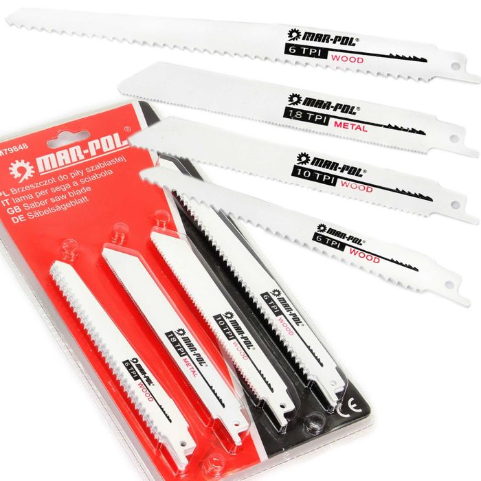 Brzeszczot uniwersalny do piły szablatej 10 szt wyżynarki noże lisi og