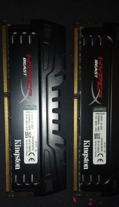 Оперативная память Kingston HyperX Beast DDR3 16GB 1866 mhz(8Gb х 2).