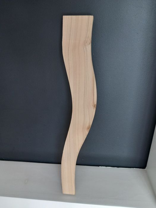 Nogi drewniane gięte 40 cm