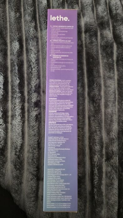 Zestaw 2 biurowych lampek LED RGB