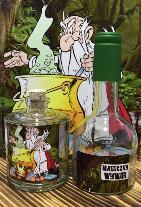 Butelka 0,5L Panoramix 2w1 zestaw 2x 250ml butelka Magiczny Wywar