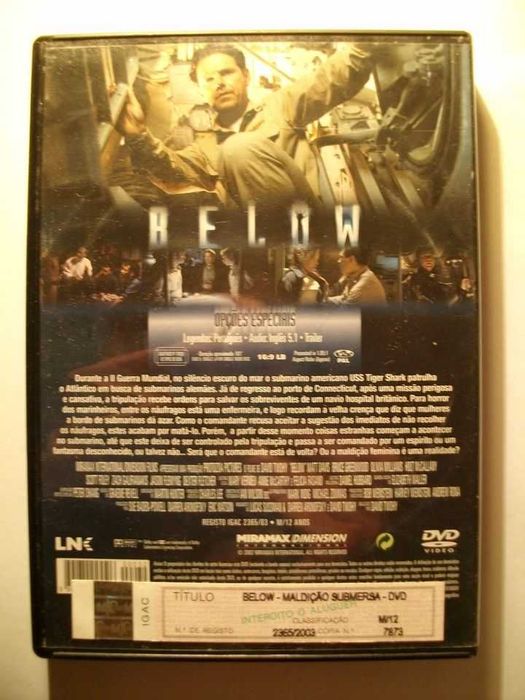bellow , dvd como novo