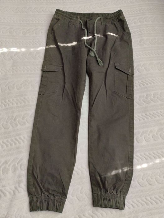 Джинсові штани зелені