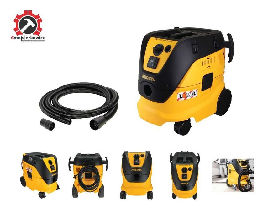 Mirka Dust Extractor 1230 L AFC Odkurzacz przemysłowy 30 l klasy L z wężem 4 m
