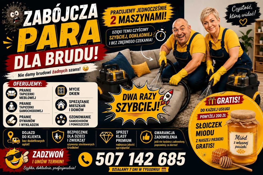 KARCHER pranie dywanów, kanap, narożników, krzeseł, materacy itp.