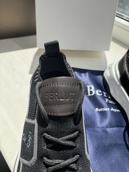 Кросівки Berluti Fast Track Leather & Knit