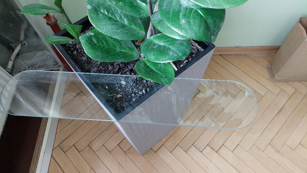 Szklana półka nowa