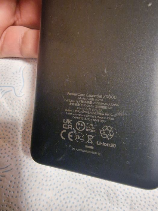 Powerbank Anker 30 000 mAh  sprawny