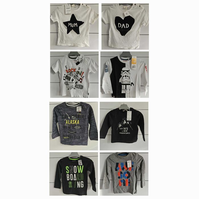 Nowe 104 zestaw bluzki Koszulki tshirty Zara Mango Disney Star Wars