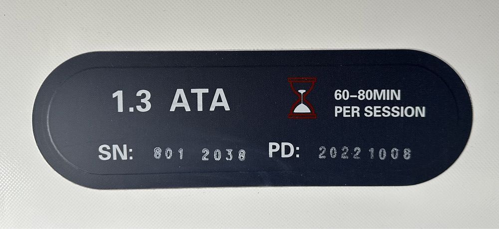 Câmara hiperbárica de oxigénio