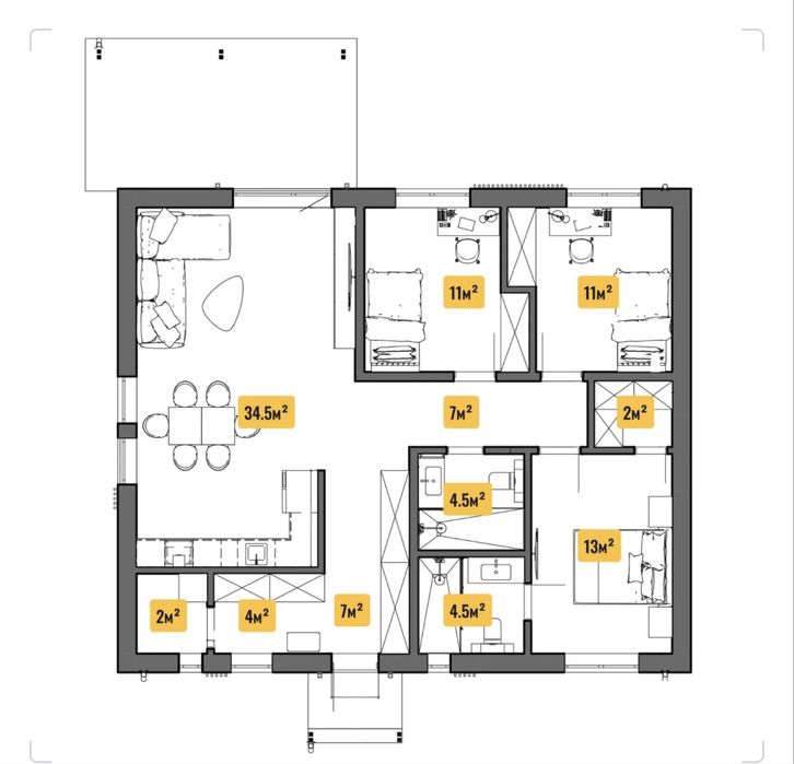 Центр. ПРОДАЖ  будинок з ГАЗОМ та ремонтом 102м2