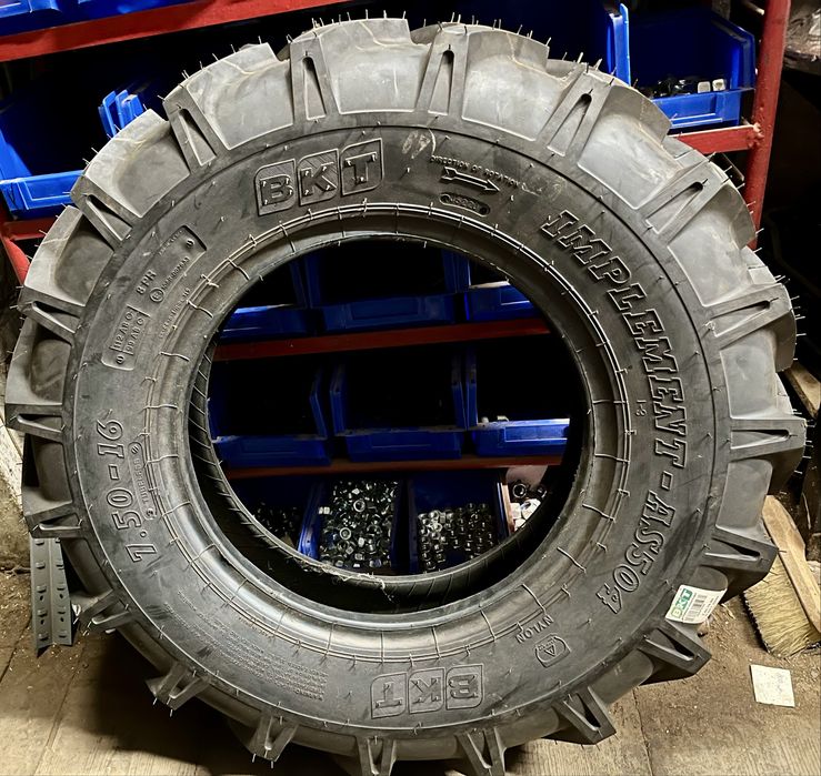 Opona rolnicza 7.50-16 7.50x16 BKT nowa traktorowa