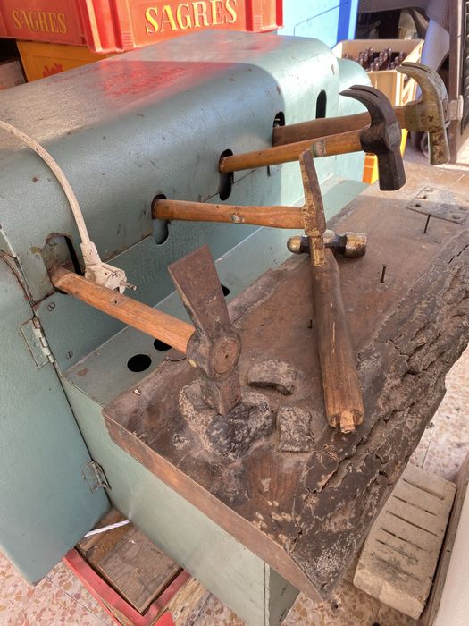 Máquina de demonstração de martelos ‘Ferramentas Jaguar’. Raríssima