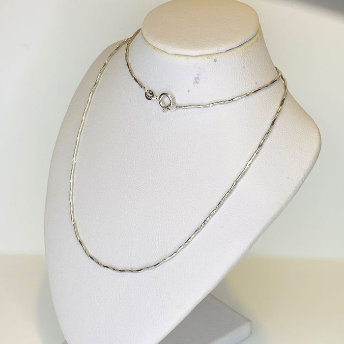 Złoty ŁAŃCUSZEK damski 18K 750 piękna ŻMIJKA 45cm