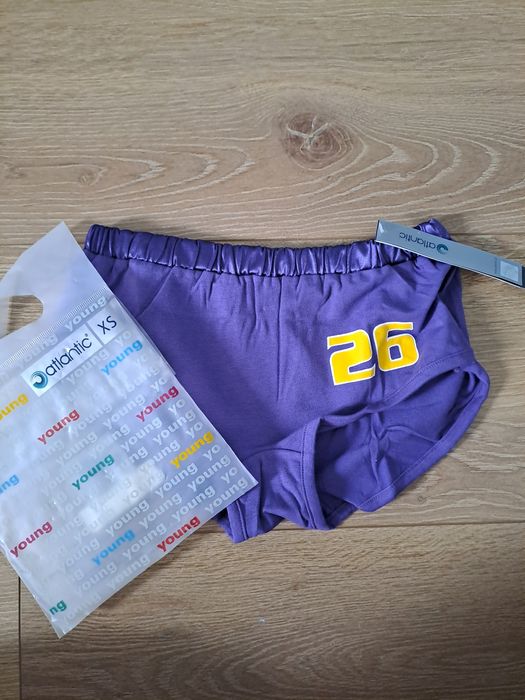 Bokserki damskie Atlantic, rozmiar XS, fioletowe