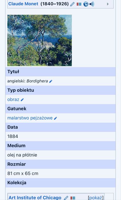 Case, etui pokrowoec z klapką Iphone SE wzór Claude Monet