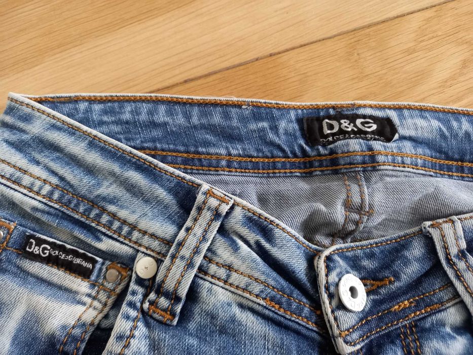 Jeansy bidrówki D&G