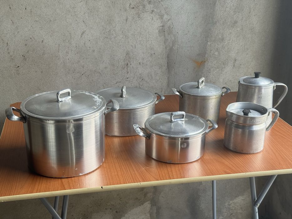 Conjunto de panelas em aluminio fundido