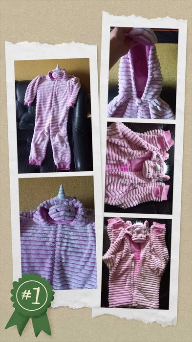 кигуруми единорог детский