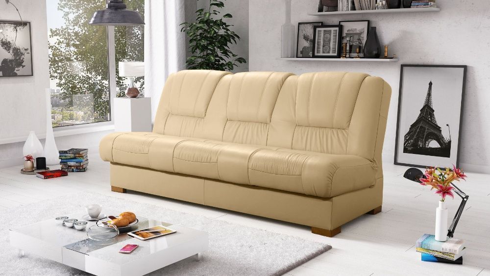 Kanapa skórzana wersalka "SOFT" skóra naturalna PRODUCENT