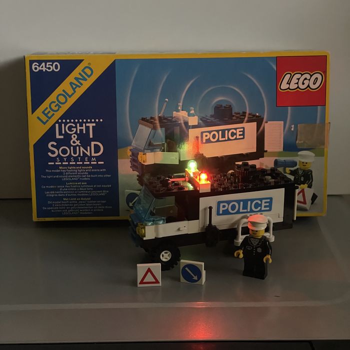 Lego 6450 Light & Sound Completo com Caixa e a funcionar Mobile Police