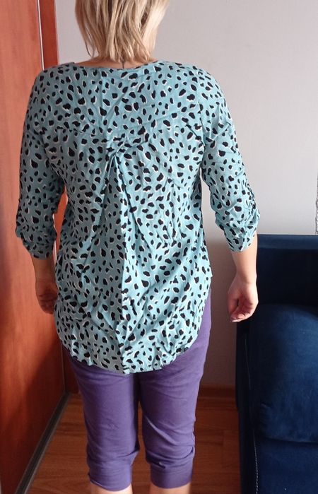 Bluzka zielona panterka