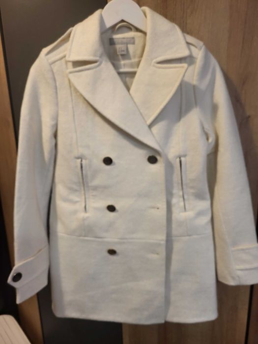 Płaszczyk jesienny cieplejszy na ślub rozmiar xs h&m jak nowy