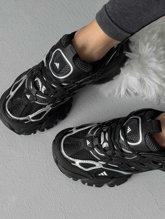‼️Останні Розміри‼️Кроссовки Adidas Vento XLG Runner Deluxe Black/Кросівки Жіночі Адідас Венто