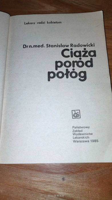 Stanisław Radowicki Ciaża porod połóg