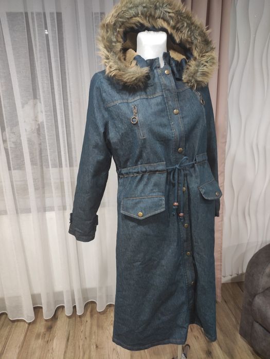 Płaszcz ocieplany damski