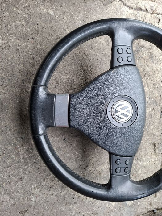 Kierownica vw passat b6 touran golf v poduszka wiązka  multifunkcja