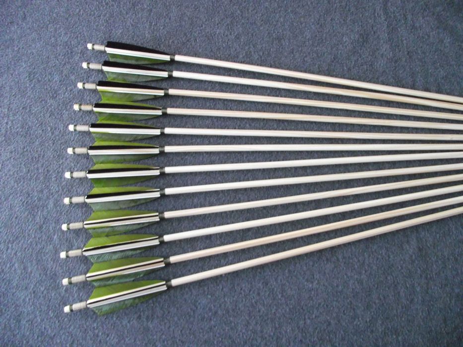 25-30 świerk  nr 147 Komplet 29" strzał do łuku strzała drewniana