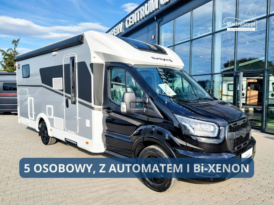 Sunlight T680 Adventure - 5 osobowy!  Od ręki - Półintegra z pakietem zimowym od Sunlight! Kraków