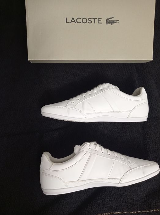 Buty Lacoste Chaymon rozmiar 42 białe skóra skórzane j Nowe trampki 27