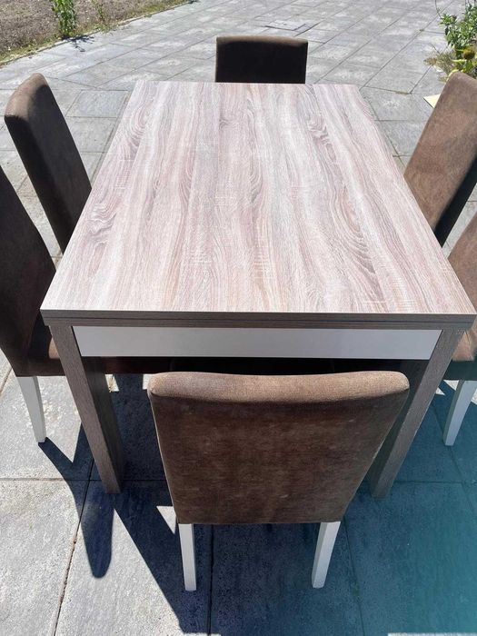 Sala de Estar Lourini Paris – Carvalho Cinza e Branco