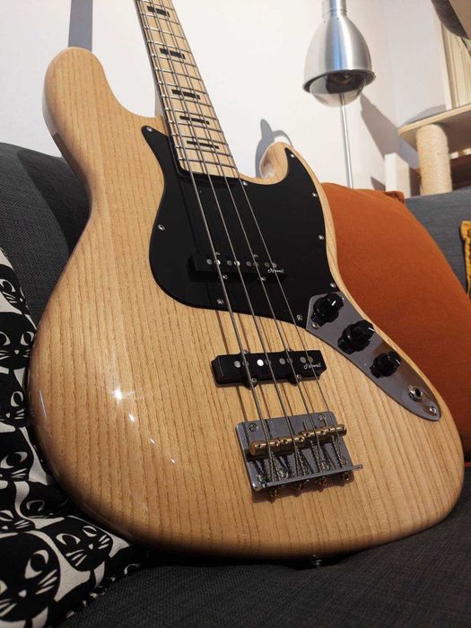 Gitara basowa Harley Benton JB-75MN NA Vintage Series